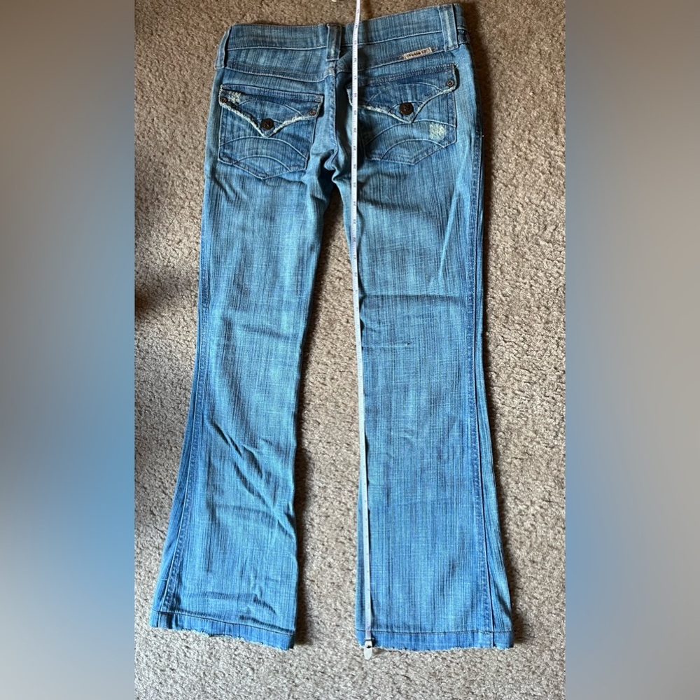 Frankie B. Y2K Light Low Rise Slim flare bottoms, Size 2